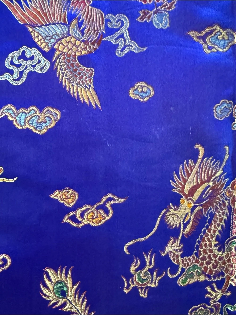 Girls Traditional Chinese Qipao Blue Size 8